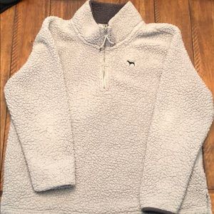 PINK Sherpa Pullover, gently worn